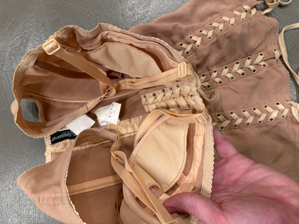 S/S2003 Dolce & Gabbana laced up corset top