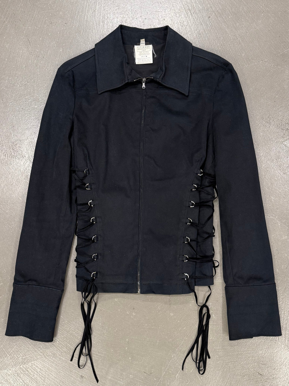 2000s Gianfranco Ferre bondage laced-up jacket