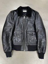 Load image into Gallery viewer, A/W2013 Saint Laurent by Hedi Slimane aviator shearling leather bomber jacket
