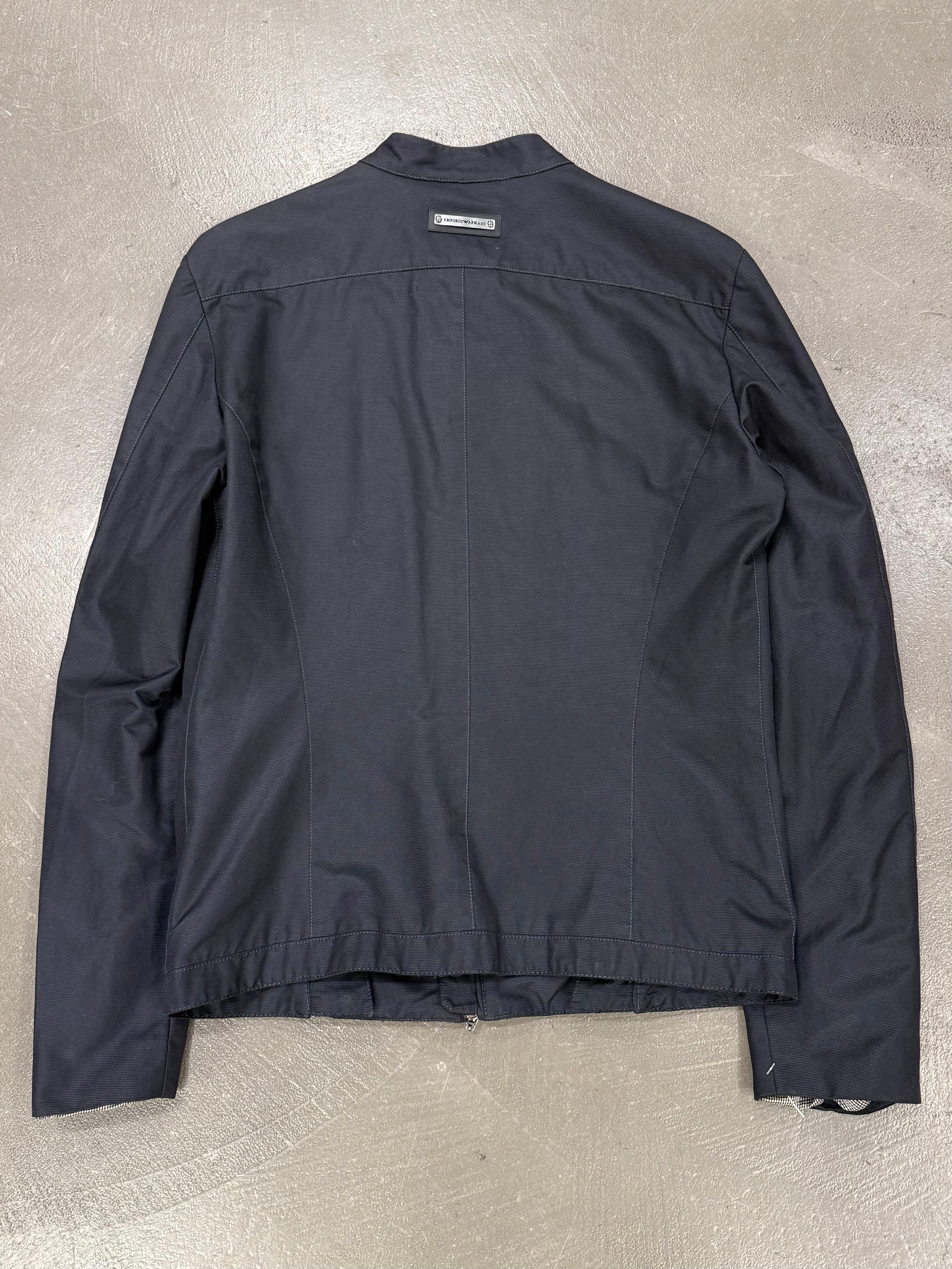 A/W 2009 Emporio Armani fencing triple zip nylon jacket