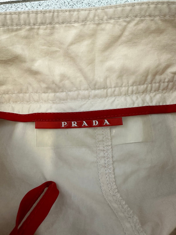 AW1999 Prada zipper laced astro biker cargo pants