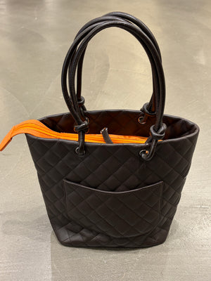2005-2006 Chanel Cambon Ligne leather tote bag