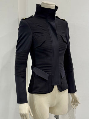 A/W2003 Gucci by Tom Ford military jacket with quilted panels