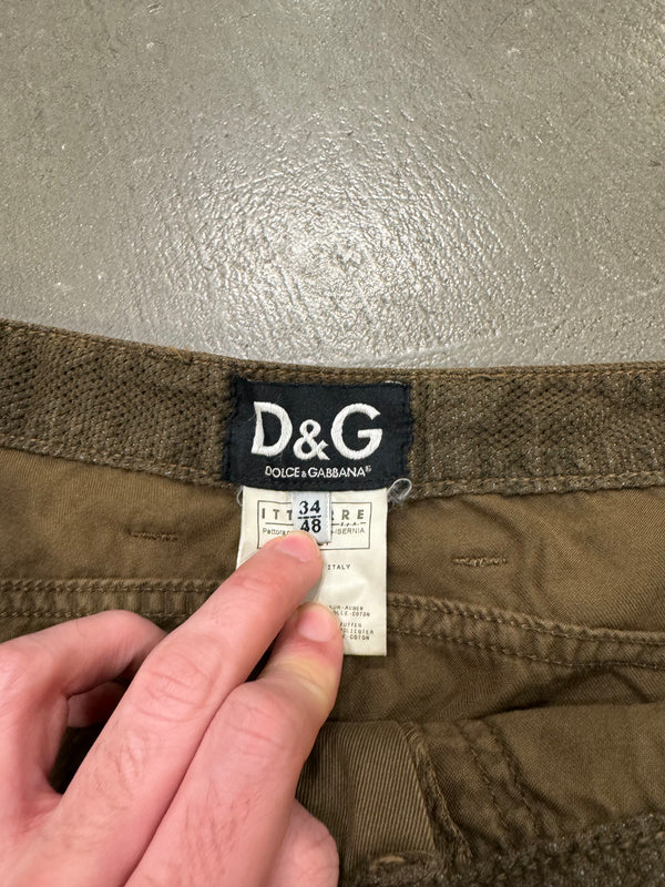 SS2003 Dolce & Gabbana military cargo pants
