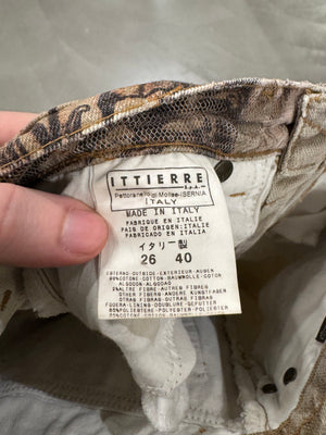 2000s Roberto Cavalli tattoo pants