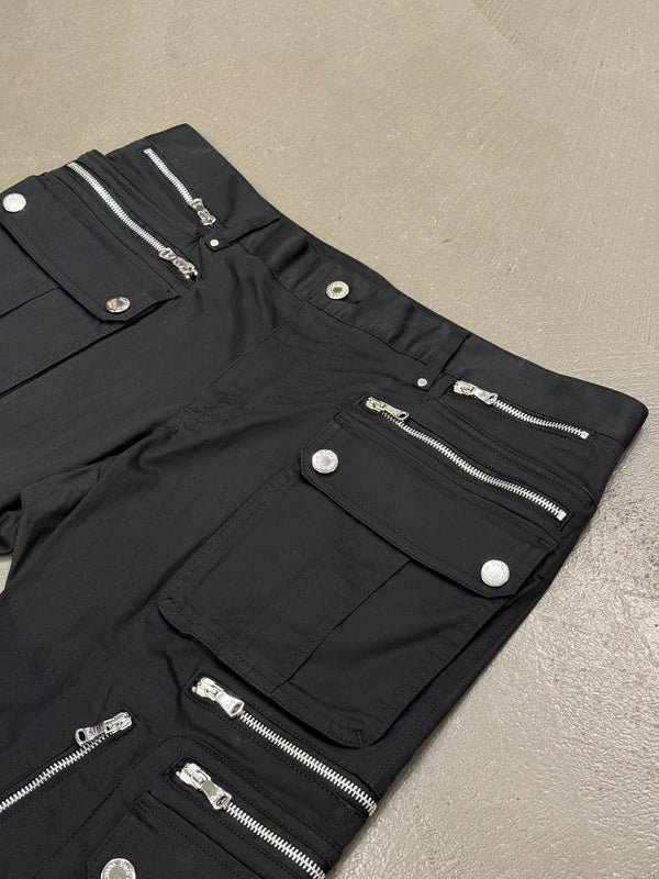 S/S2008 Dolce & Gabbana runway multi zipper cargo shorts
