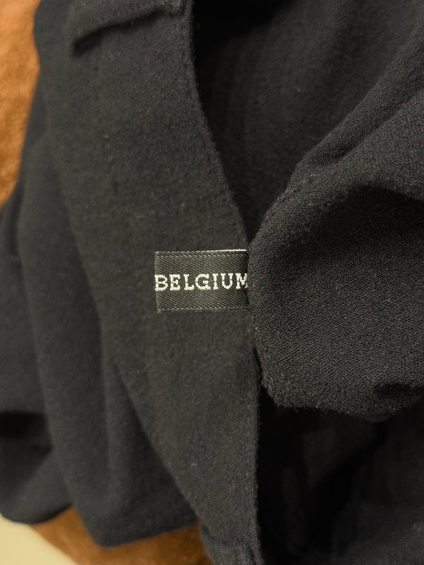 2000s Ann Demeulemeester extra long tailored stretch pants