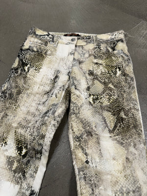 2001 Roberto Cavalli snake skin pants