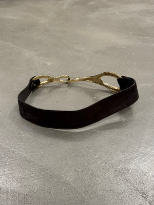 1998 Gucci by Tom Ford pony hair iconic belt