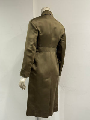 2000s Louis Vuitton by Marc Jacobs Napoleon military silk trench coat