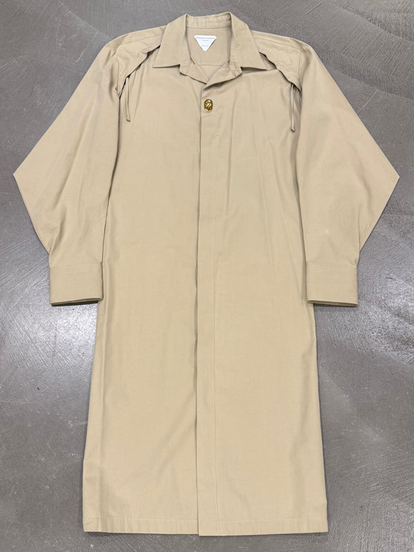 2020 Bottega Veneta raglan sleeve batwing coat