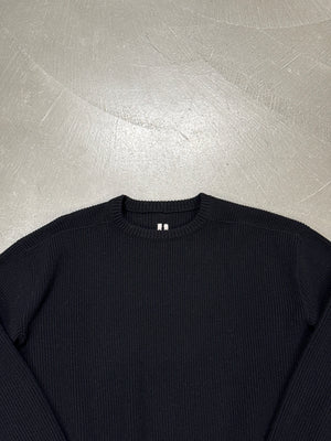 F/W2024 Rick Owens “Porterville” heavy knit crewneck sweater