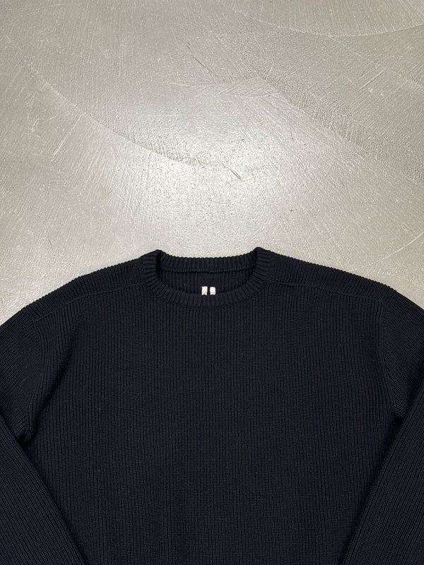 F/W2024 Rick Owens “Porterville” heavy knit crewneck sweater