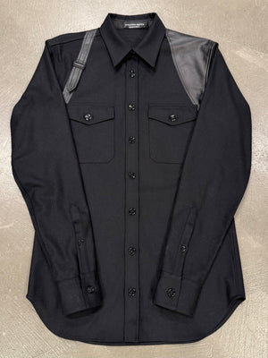 2016 Alexander McQueen leather straps shirt