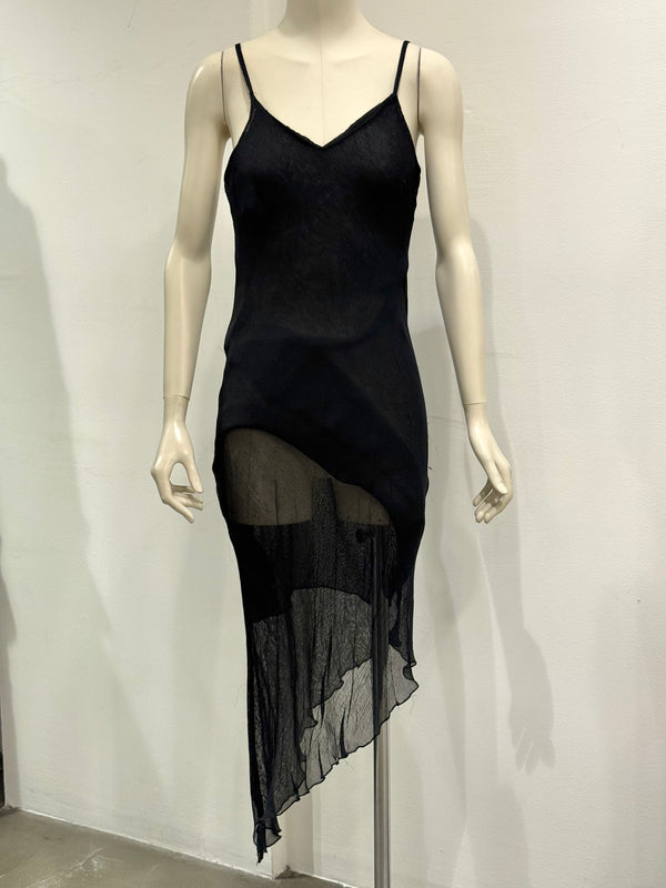 2000s Cavalli wrinkle dress