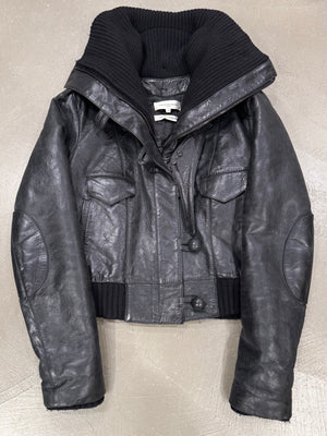 F/W 2002 Balenciaga by Nicolas Ghesquiere leather jacket