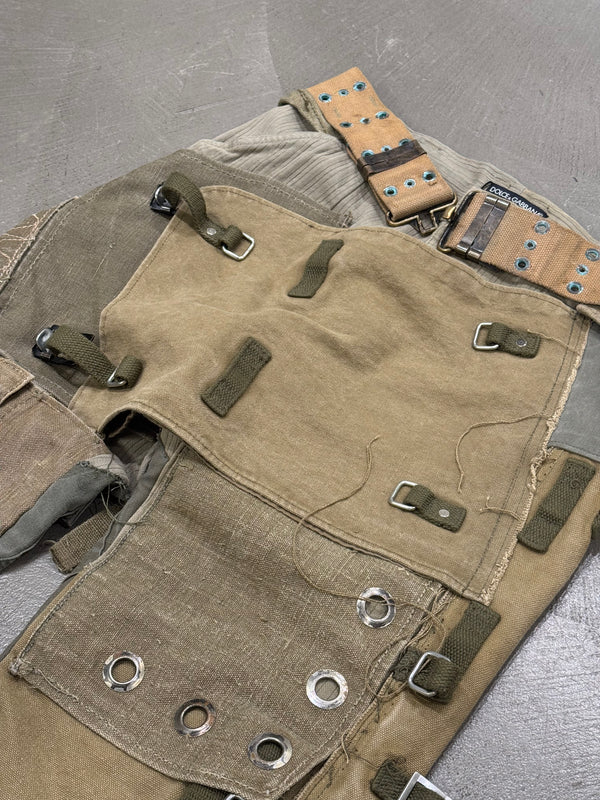 A/W2003 Dolce & Gabbana reconstructed italian army pants