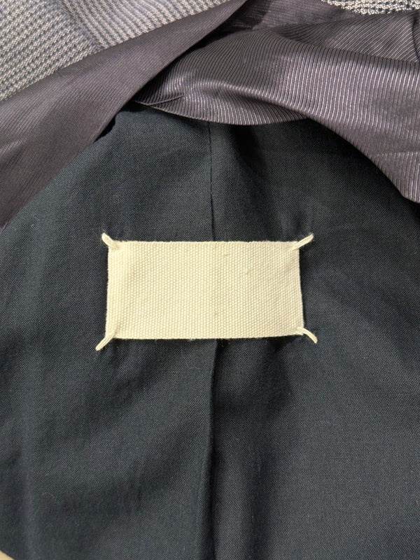 A/W2007 Maison Margiela wool pointed wrinkled shoulder blazer