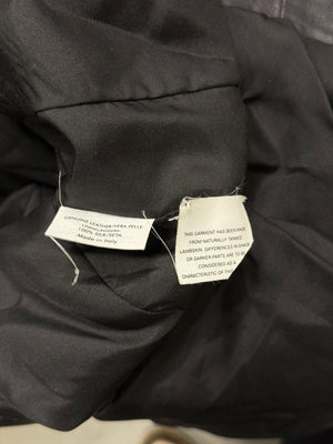 2002 Yves Saint Laurent belted leather jacket