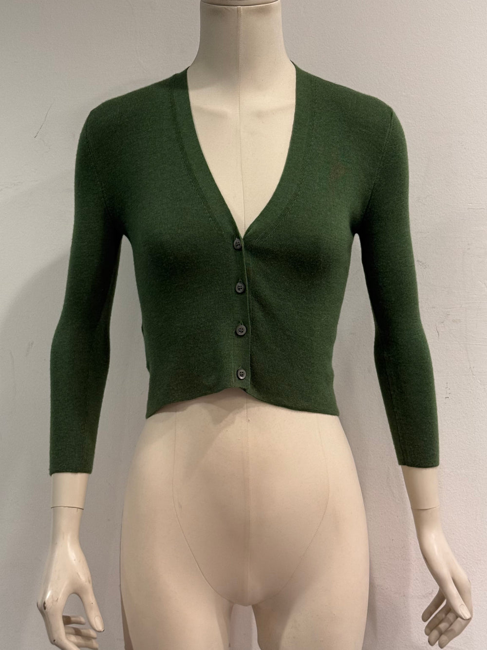 2018 Prada cropped knit cardigan