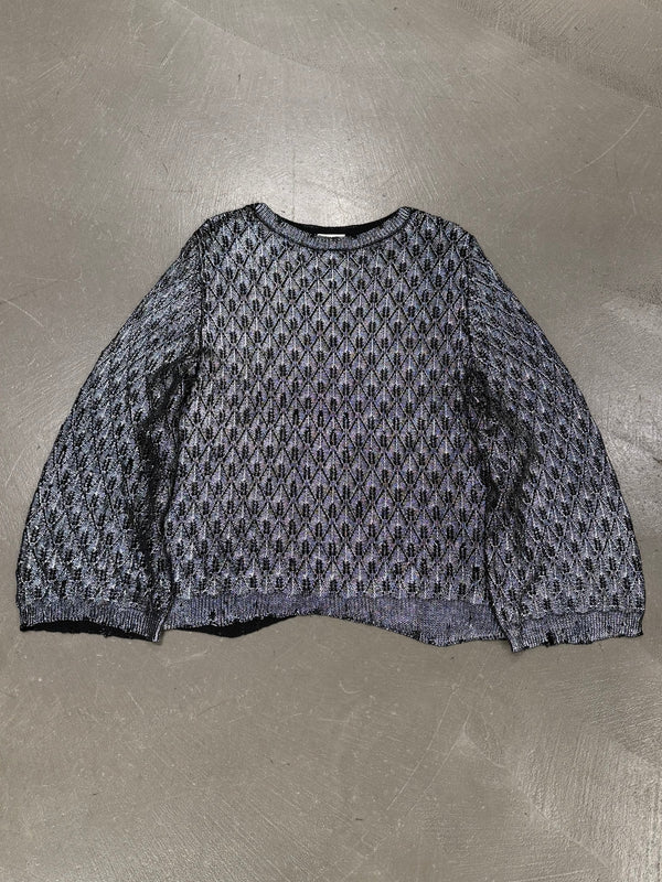 2020 Saint Laurent silver knit