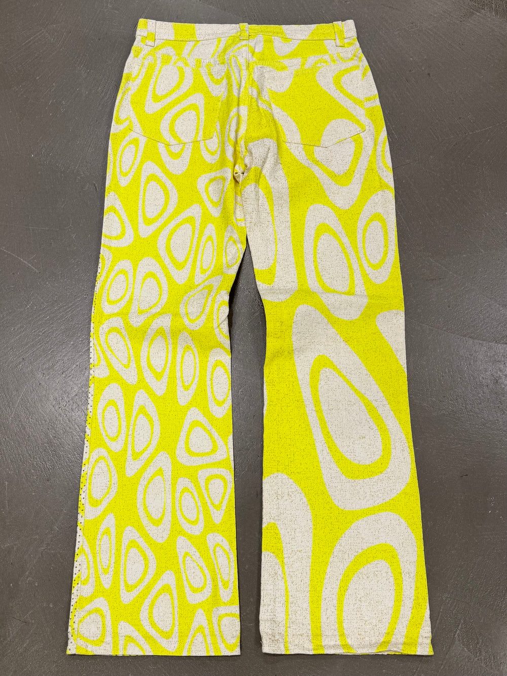 2001 Roberto Cavalli studded optical printed pants