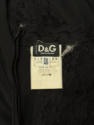 2000s Dolce & Gabbana sheer midi dress
