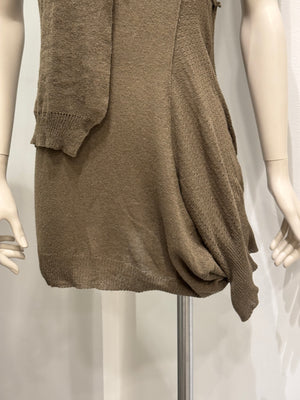 2000s Yohji Yamamoto sample asymmetrical long top