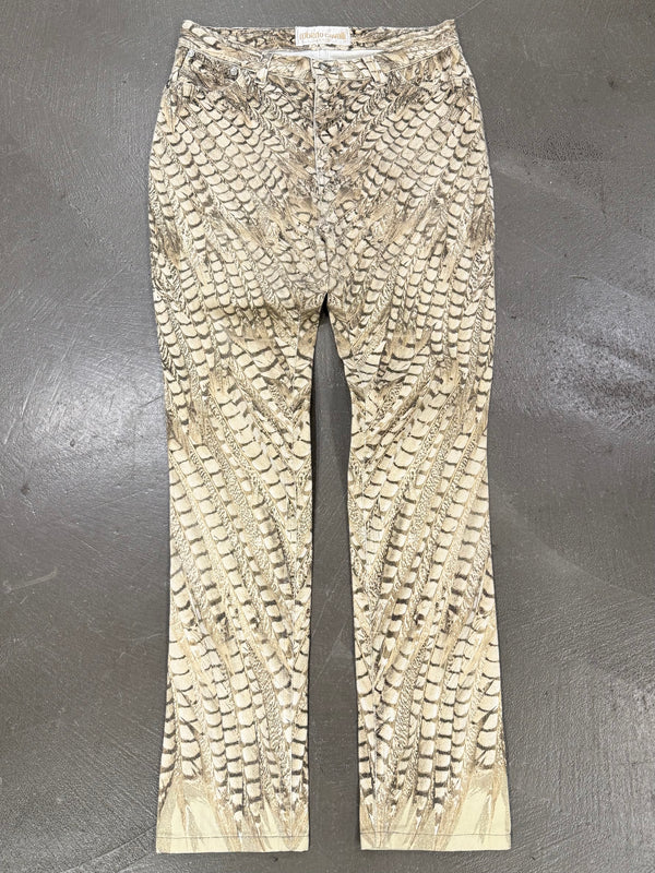 S/S 2011 Roberto Cavalli crocodile print pants