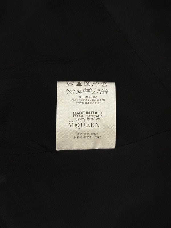 2010 Alexander McQueen draped pocket jacket