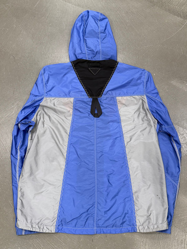 S/S2017 Prada Linea Rossa color block windbreaker jacket