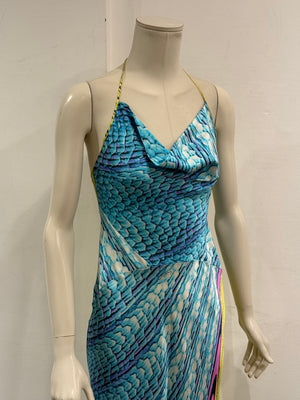 S/S2001 Roberto Cavalli runway psychedelic dress