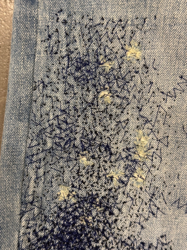 2000s Kapital boro distressed jeans