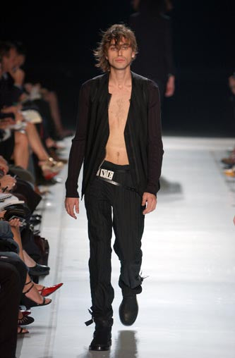 S/S2003 Ann Demeulemeester “wilder” leather belt