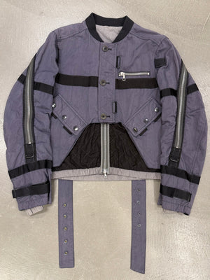 A/W2014 Dries Van Noten runway back-zip bomber jacket