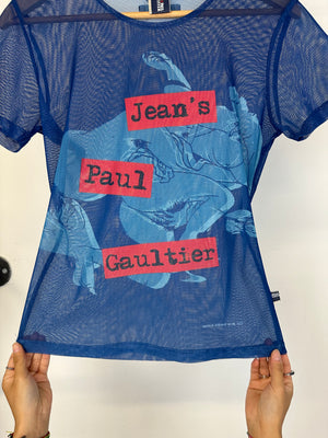 2000s Jean Paul Gaultier Kamasutra mesh top