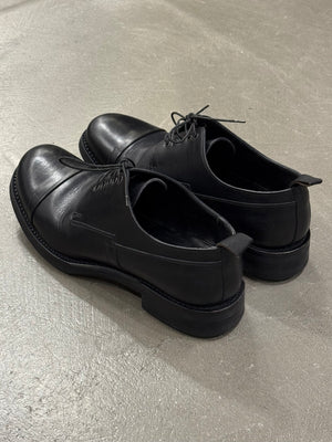 2000s Prada leather derby shoes