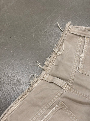 S/S2003 Dolce & Gabbana runway zipped distressed denim pants