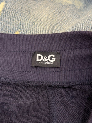 2000s Dolce & Gabbana hybrid denim sweatpants