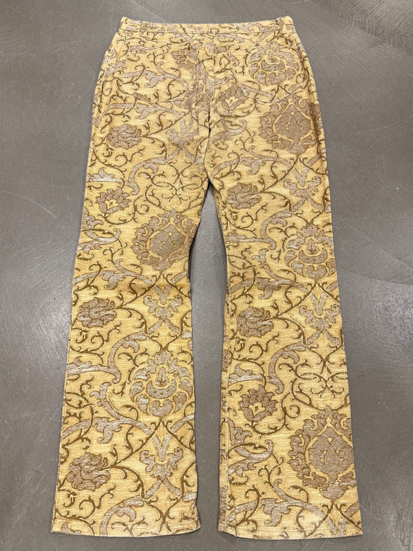 2000s Roberto Cavalli baroque print pants