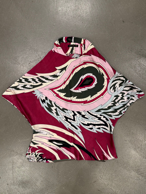 S/S2001 Alexander McQueen "Voss" paisley top