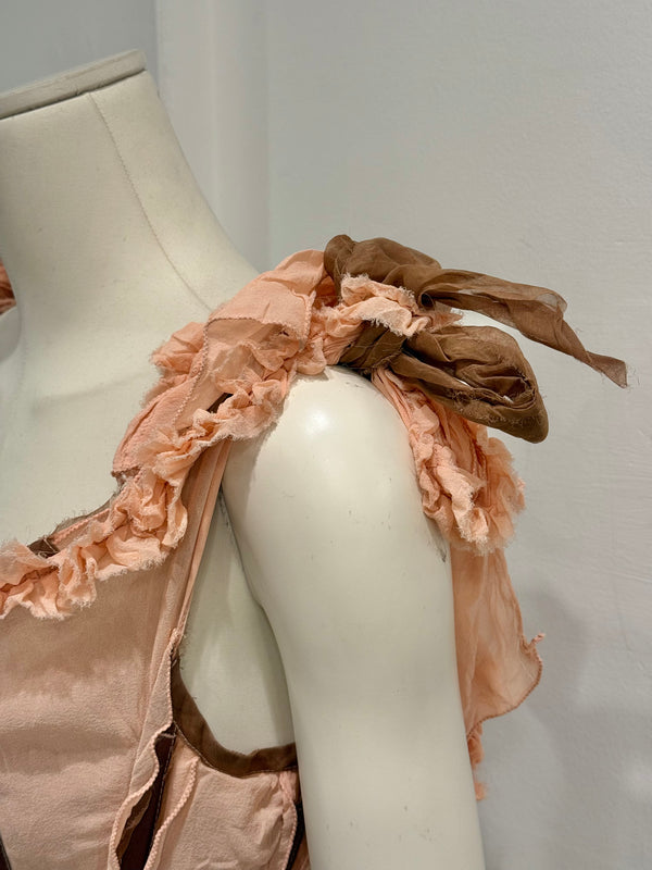 S/S2005 Jean Paul Gaultier runway ruffled corset
