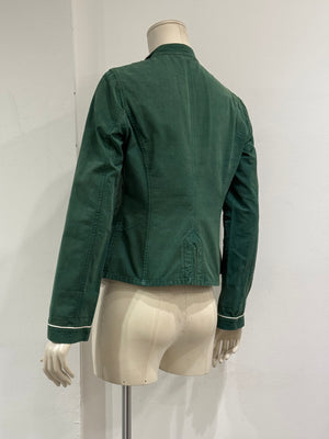 S/S2004 Miu Miu runway contrast trim tailored jacket