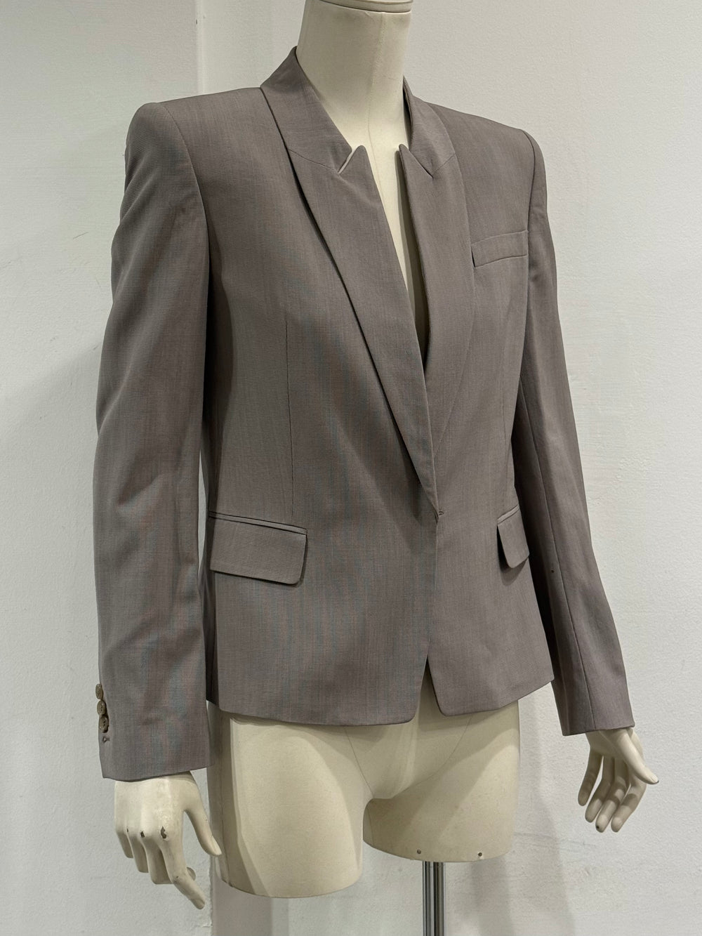 S/S2008 Maison Margiela deconstructed collar tailored blazer