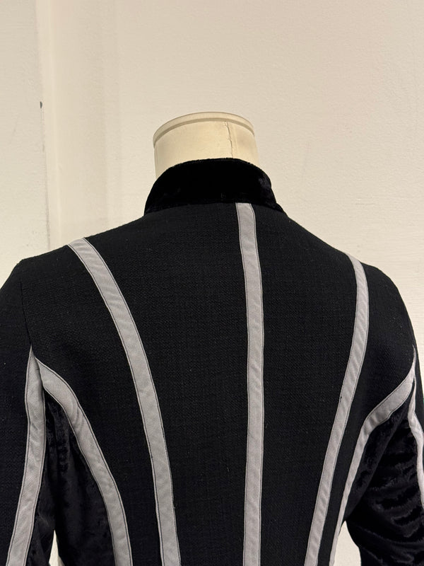 2000s Roberto Cavalli jewel pocket embellished jacket