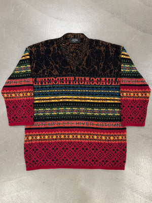 A/W1995 Jean Paul Gaultier "too wild too young to die" striped sweater