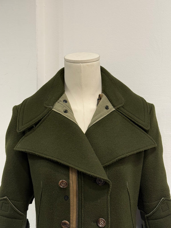 A/W2006 Junya Watanabe runway deconstructed military jacket