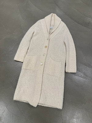 2000s Maison Margiela long wool cardigan