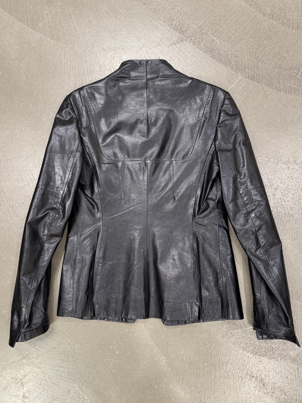 2000s Loewe biker leather jacket