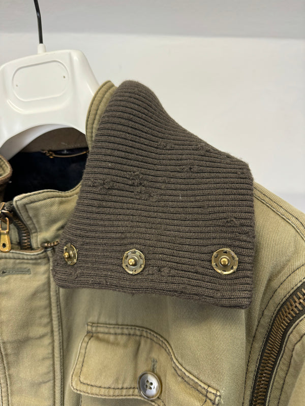 A/W2003 Dolce & Gabbana military aviator modular bomber jacket